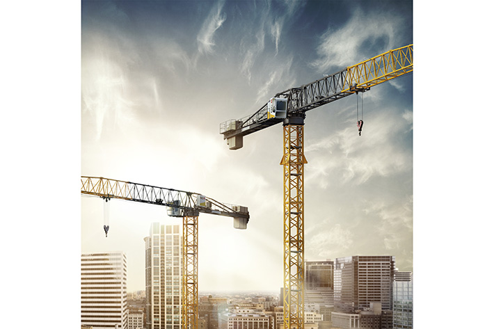 World premiere at the Excon India 2019: Liebherr expands its Flat-Top crane series with the NC-B 12-70