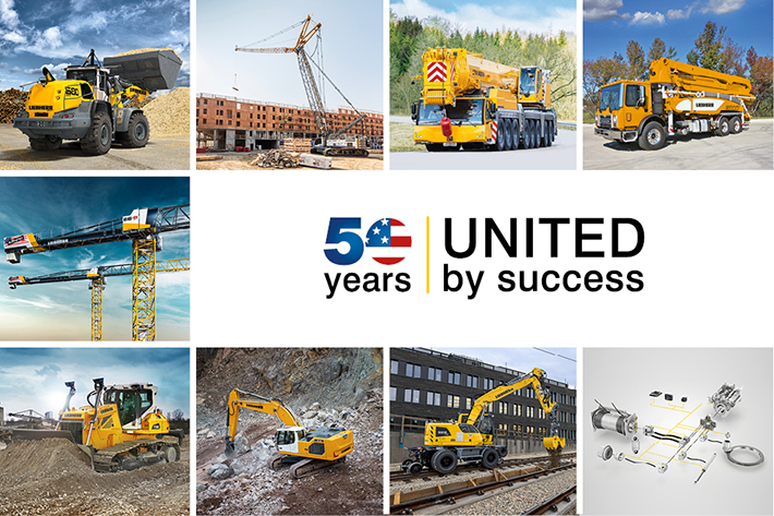 Liebherr to celebrate 50th anniversary in USA and to exhibit extensive range of latest construction machine products at Conexpo Con/Agg 2020