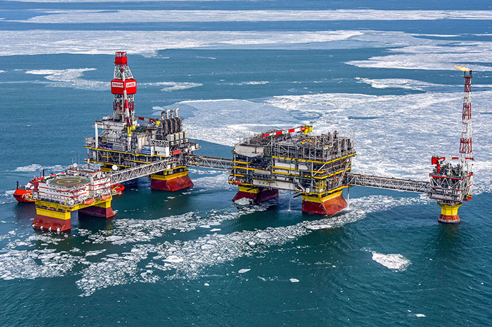 Станция «Лукойл» в Каспийском море продолжает развиваться