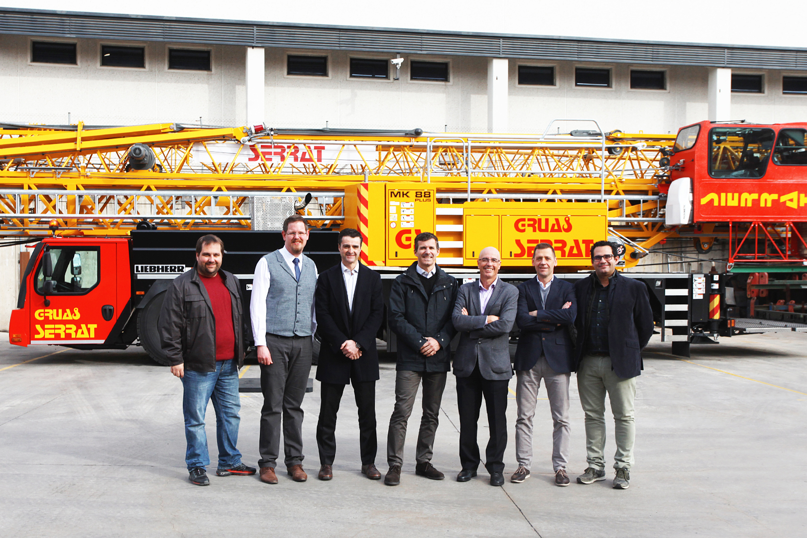 First Liebherr MK 88 mobile construction crane reaches Spain