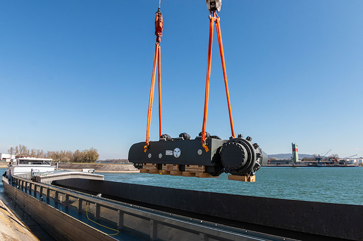 Liebherr-Mining Equipment Colmar shifts to river transportation