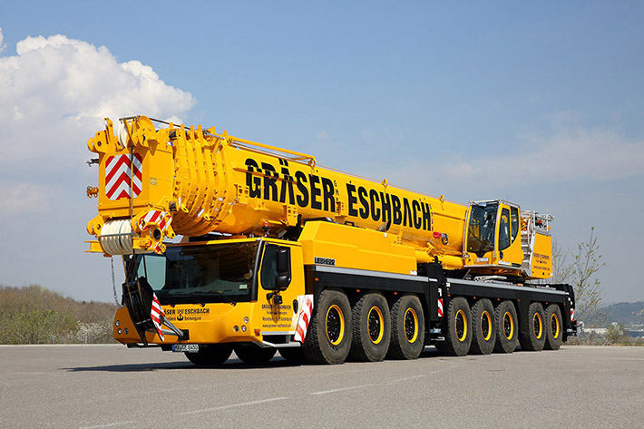 Liebherr LTM 1450-8.1 mobile crane is the new flagship at Gräser-Eschbach