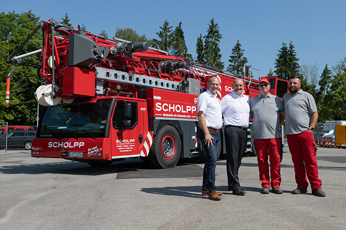 Liebherr delivers second MK 140 mobile construction crane to Scholpp