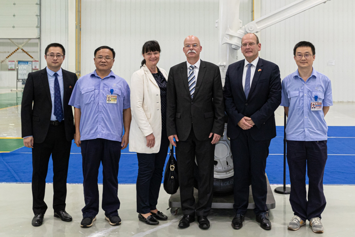 German Ambassador to China visits joint venture company Liebherr LAMC Aviation (Changsha) Co., Ltd.