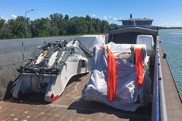 Modal shift: first results after 4 months of river transportation