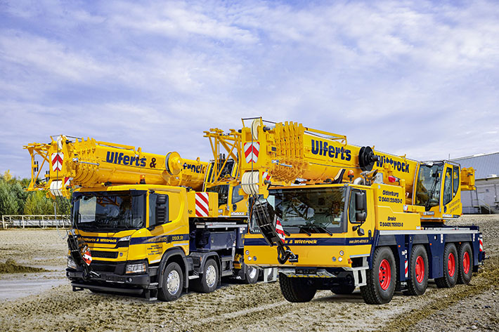Ulferts & Wittrock modernises fleet with Liebherr mobile cranes