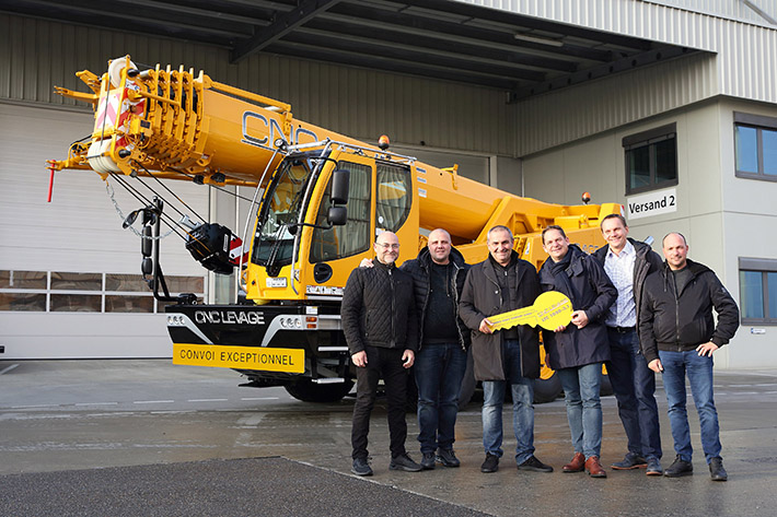 Une grue compacte Liebherr pour la Corse – CNC Levage réceptionne une LTC 1050-3.1