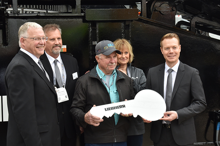 SKV Crane and Rigging takes delivery of LR 1800-1.0 crawler crane at Conexpo 2020 