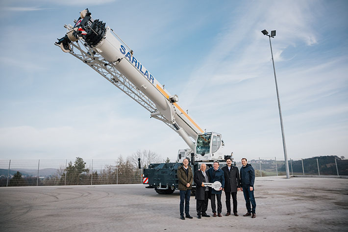 Difficult terrain? No problem for Sarilar with the new Liebherr LRT 1100-2.1 rough-terrain crane