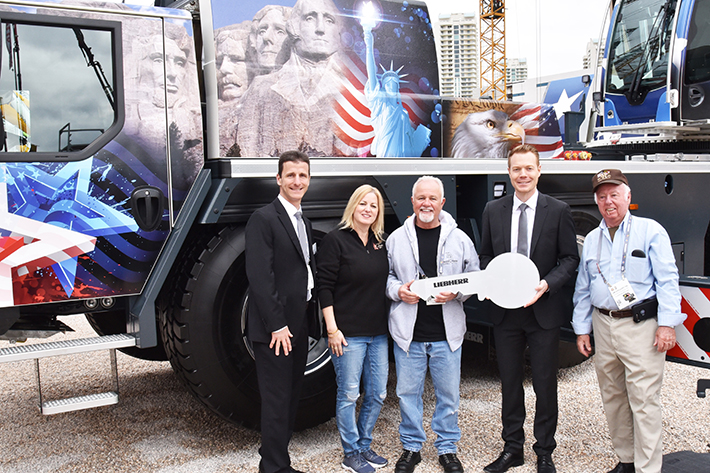 Maryland-based Digging & Rigging takes delivery of LTM 1120-4.1 mobile crane at Conexpo 2020 