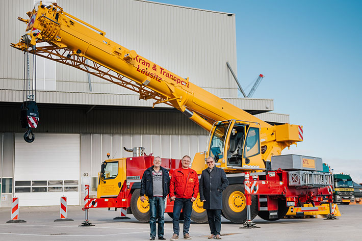 Family-run Kran & Transport Lausitz takes delivery of Liebherr LTM 1050-3.1 mobile crane