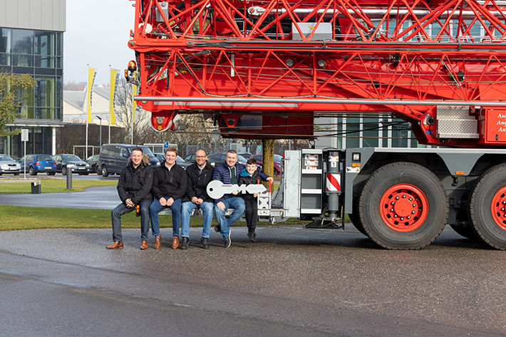 First Liebherr MK 140 mobile construction crane in Limerick, Ireland