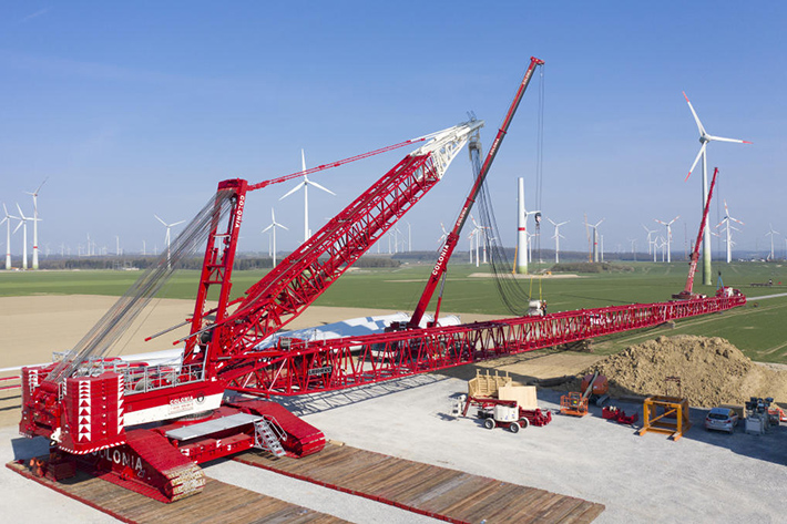LR 1800-1.0: First job in wind farm