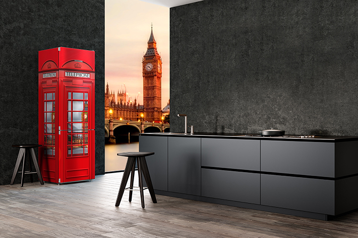 London Calling: The Liebherr “fridge telephone box” is back