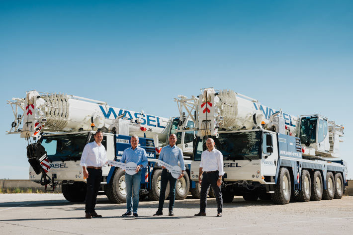 Flexibility in action – two new Liebherr LTM 1110-5.1 mobile cranes for Wasel