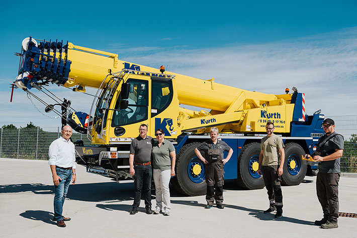 A specialist crane for Kurth – LTC 1050-3.1 with RemoteDrive