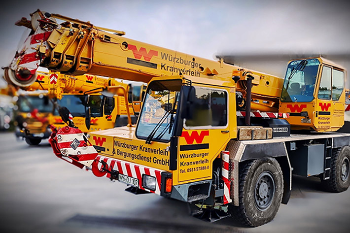 Modernisation – two new Liebherr mobile cranes for Würzburger Kranverleih