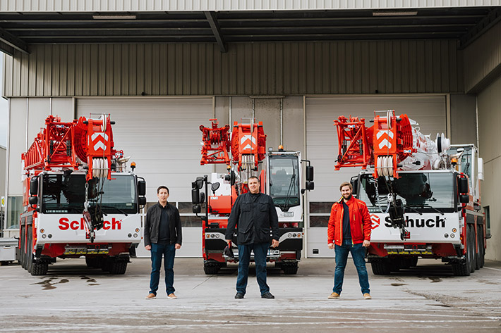 Schuch expands fleet with three new Liebherr mobile cranes