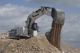 First R 9150B Mining excavator in the U.S