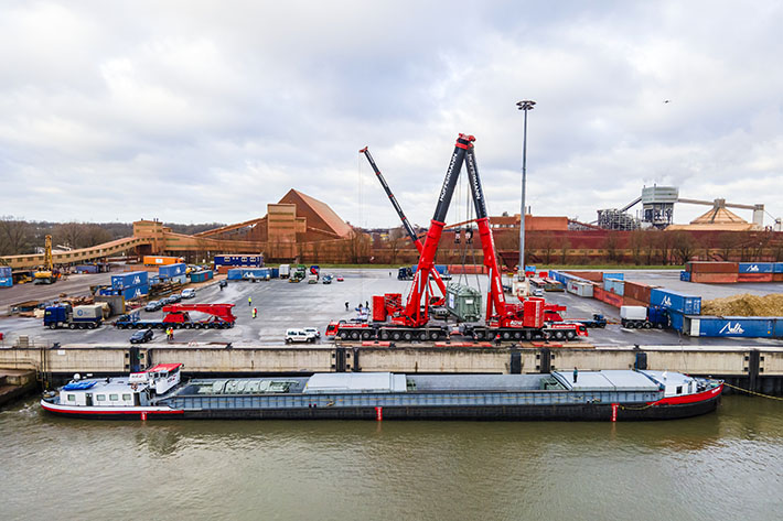 Large crane offensive: Hüffermann expands fleet with Liebherr mobile and crawler cranes