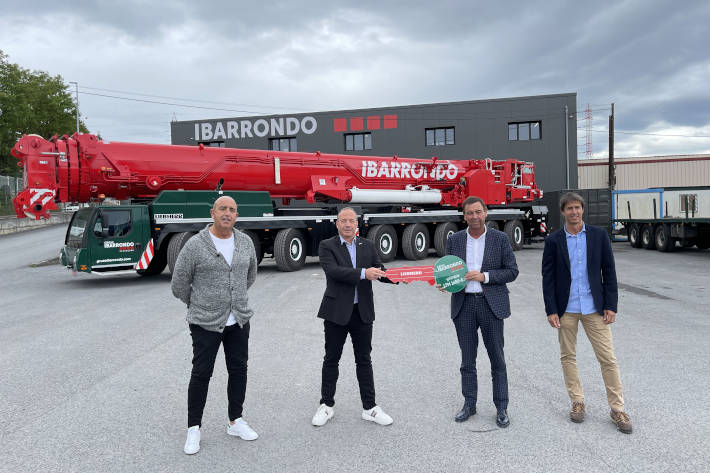 Grúas Ibarrondo adquiere la primera grúa Liebherr LTM 1650-8.1 en España