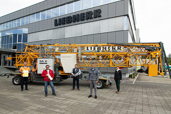 Liebherr sells its 2000th 34 K fast-erecting crane