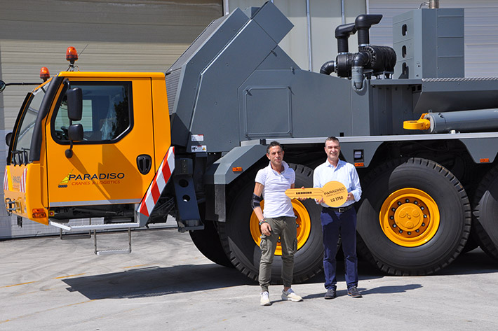 Number two: Paradiso takes delivery of Liebherr LG 1750 lattice boom mobile crane