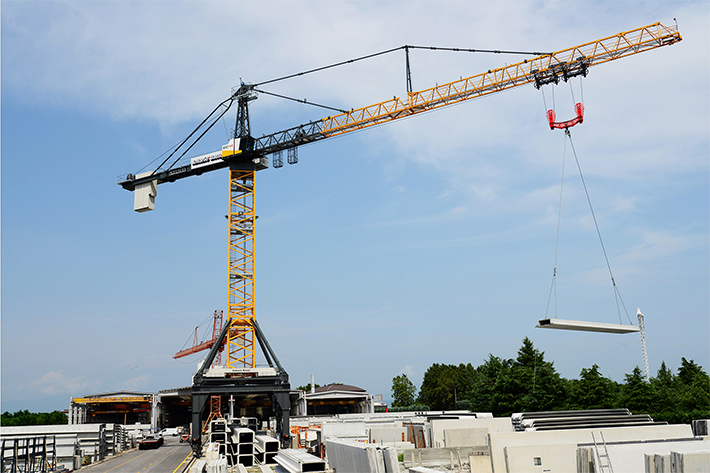 Smart support from Liebherr High-Top crane boosts production