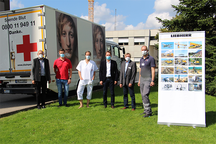 Blutspende-Aktion bei Liebherr in Biberach