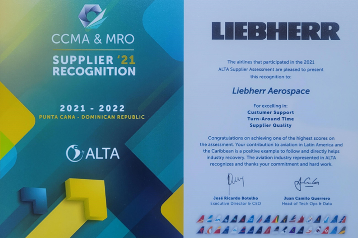 Liebherr-Aerospace Customer Services score high in Latin America and the Caribbean region