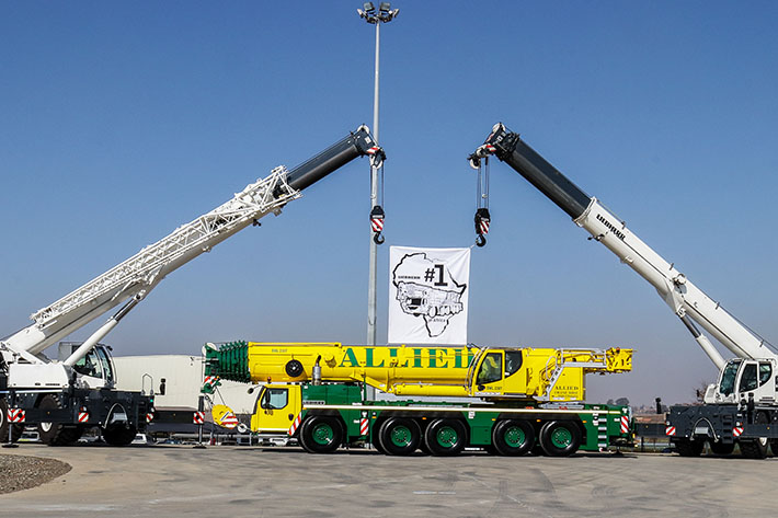 Première in Africa: Allied Crane Hire takes delivery of Liebherr LTM 1230-5.1 mobile crane
