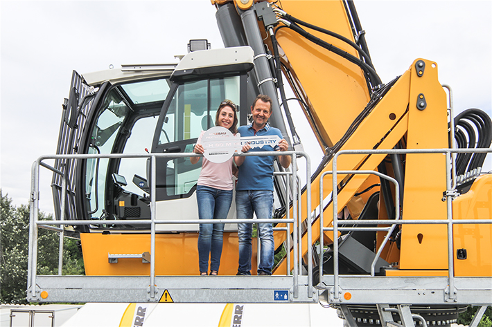 Mazeau Recyclage welcomes a new Liebherr LH&nbsp;80&nbsp;M&nbsp;High&nbsp;Rise materials handler