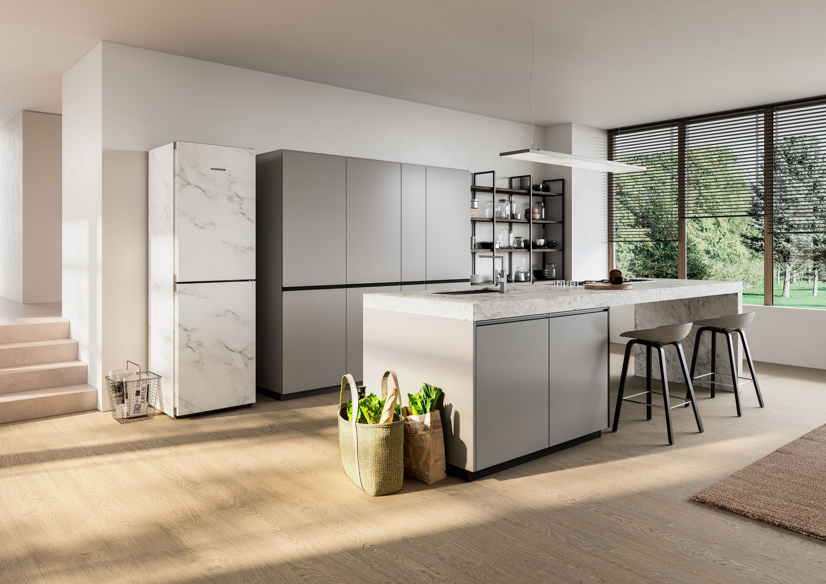 Für überdauernde Frische:Neue Liebherr MyStyle Mason-Serie in edlen Stein-Designs