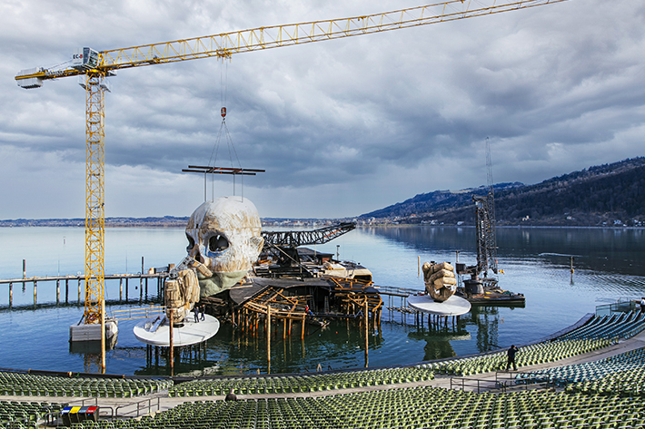 In the spotlight: Liebherr cranes help create impressive stage sets