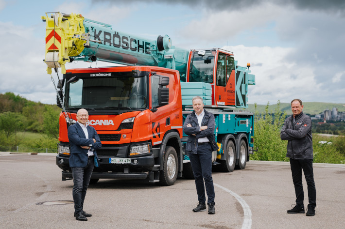 Only truck-mounted cranes in the fleet – Krösche takes delivery of Liebherr LTF-1045 4.1 crane