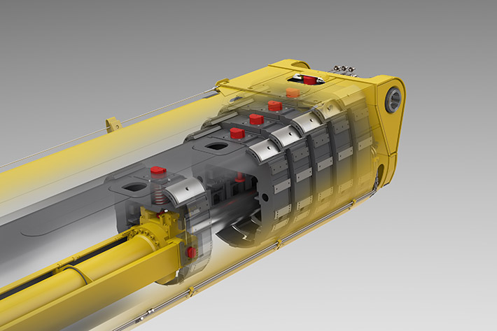 New alternative – fast telescoping using rope pull technology for Liebherr LTC 1050-3.1 compact crane