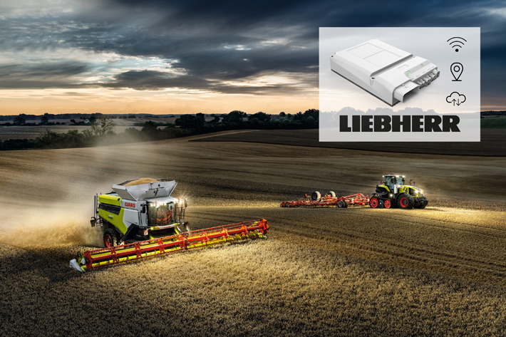 CLAAS relies on Liebherr IoT gateways
