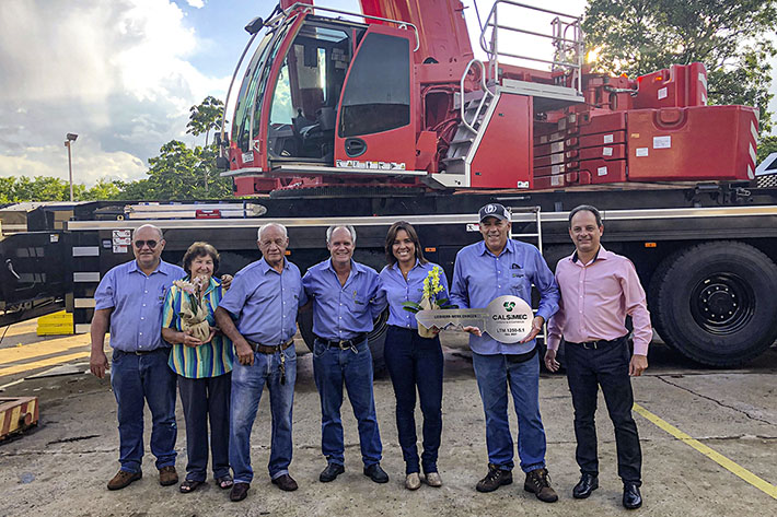 Most powerful 5-axle mobile crane for Brazilian group Calsimec