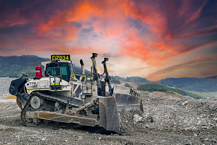 First PR 776 mining dozer in Indonesia