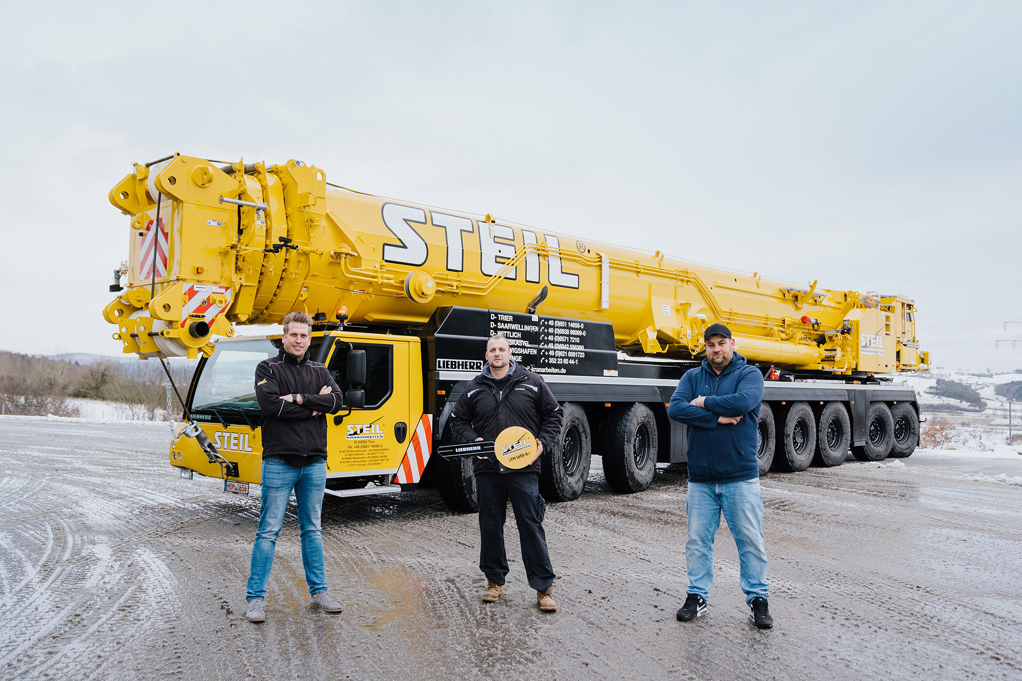 Maximum flexibility – Steil buys Liebherr LTM 1650-8.1 with all its boom versions