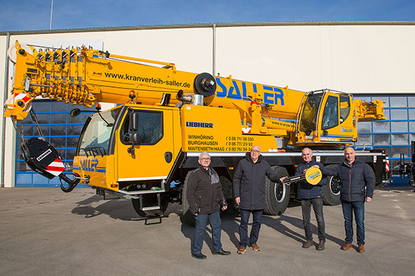 Fourth generation of 90&nbsp;tonne cranes&nbsp;– Saller takes delivery of Liebherr LTM&nbsp;1090-4.2