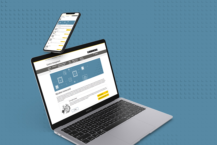 MyLiebherr makes purchasing and managing licences easy