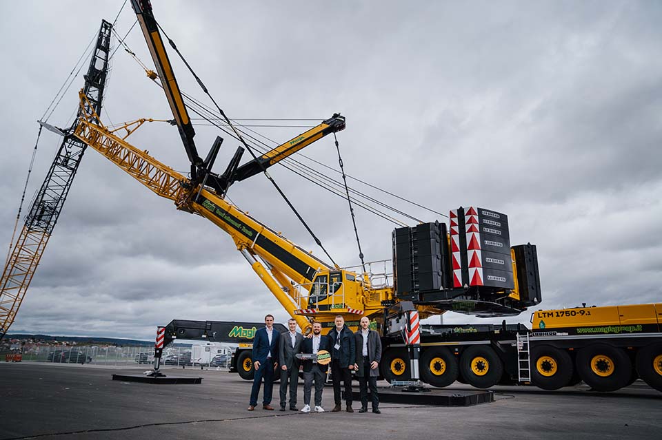 New LTM 1750-9.1 becomes the most powerful crane in the Magis fleet