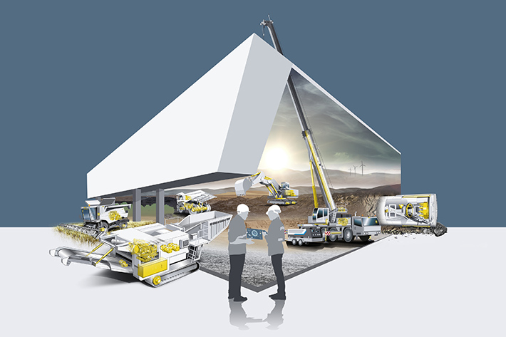 L’univers des composants de Liebherr au salon Bauma 2022