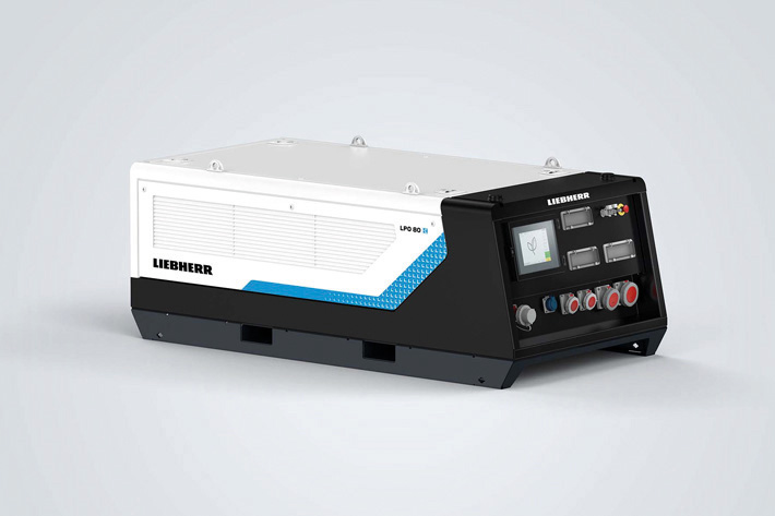 Towards emission-free construction sites with Liebherr energy storage systems