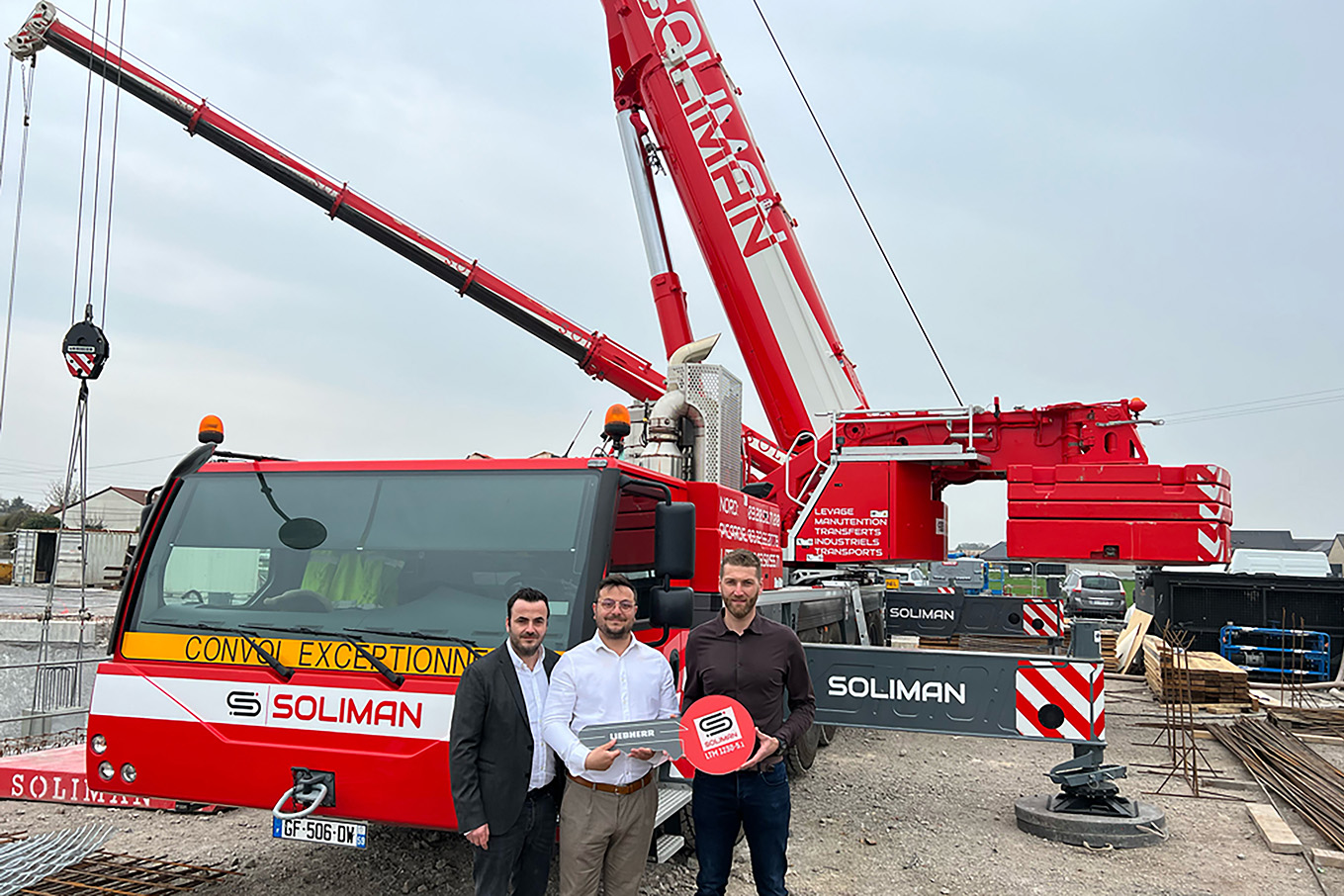 Long boom and high lifting capacities convince&nbsp;– LTM&nbsp;1230-5.1 for Soliman
