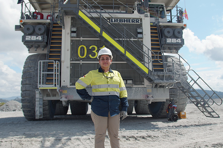 Dream big, work hard, make it happen: the first woman driving Panama’s biggest mining truck