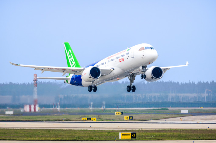 C919 receives CAAC type certification with Liebherr technology on board