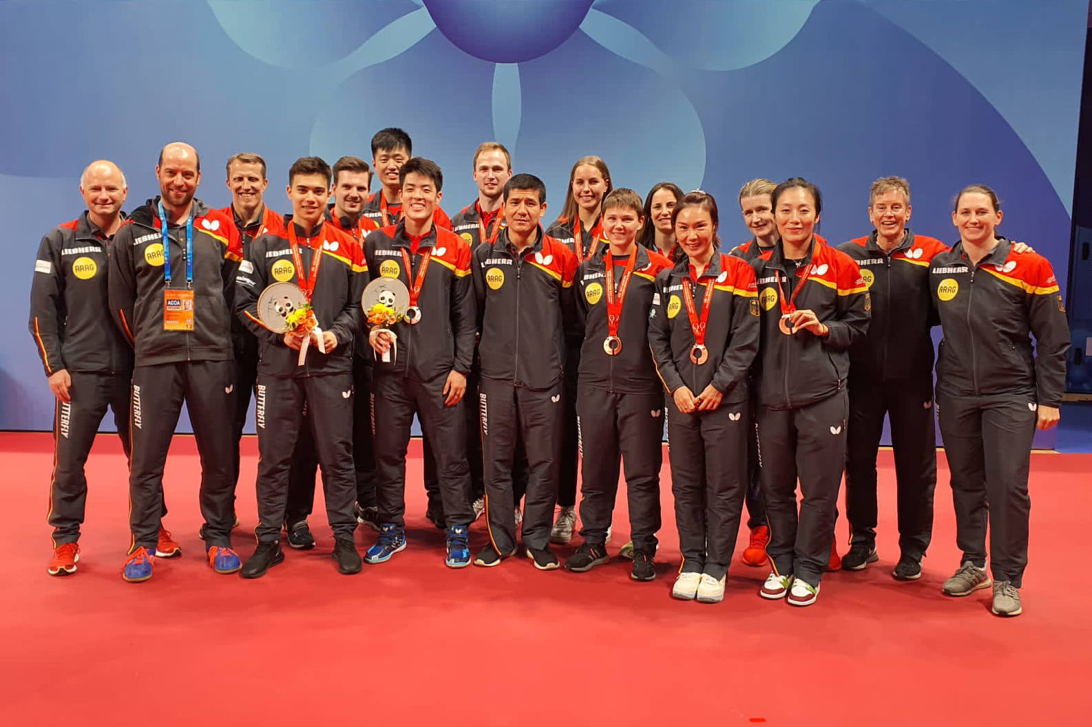 Tischtennis-WM: DTTB-Teams feiern seltenen Doppelerfolg