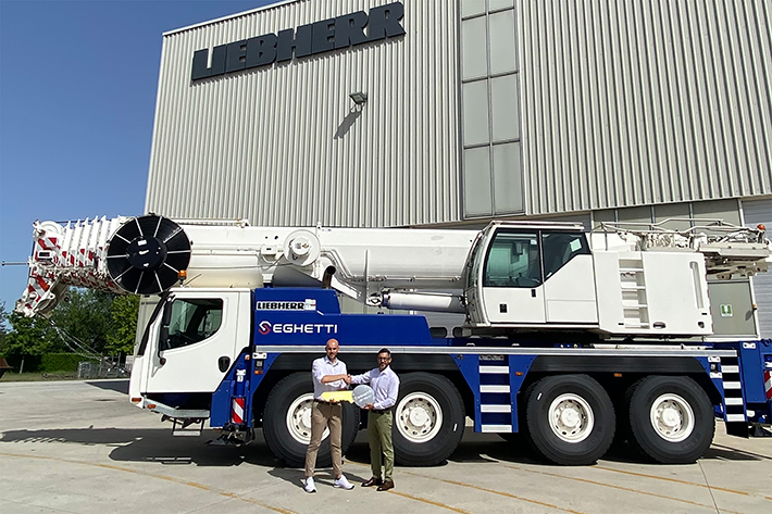 Seghetti adds a used Liebherr LTM&nbsp;1100-4.2 mobile&nbsp;crane to its fleet